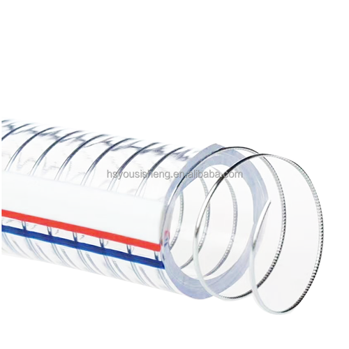 YSS Milk Food Pipe, Drinking Water Hose, PVC Transparent Steel Wire Pipe