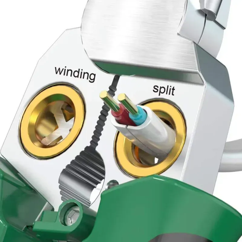 Wire Strippers with Electricity Measurement Function,8-in-1 Multi-Functional Wire Stripper Scissors With Electrical Tes