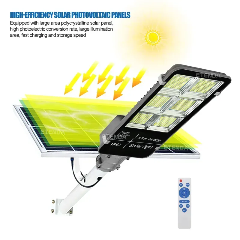 Solar - charged street lights
