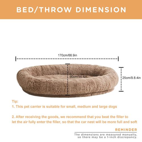 Luxury best-selling extra-large bed for humans and dogs