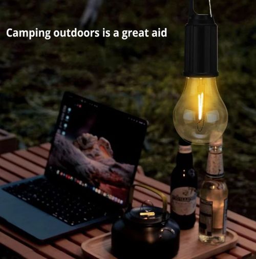 Solar charging light bulb