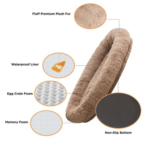 Luxury best-selling extra-large bed for humans and dogs