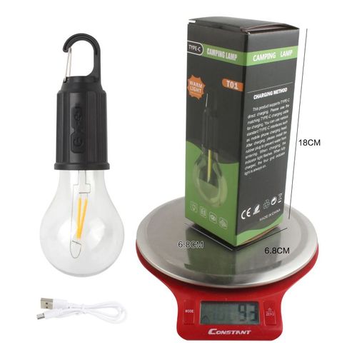 Solar charging light bulb