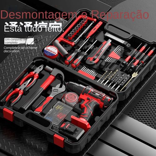 Kit de ferramentas de hardware doméstico combinado - manuais de reparação - conjunto - caixa de ferramentas elétrica - conjunto - fabricante por atacado-17 ferramentas