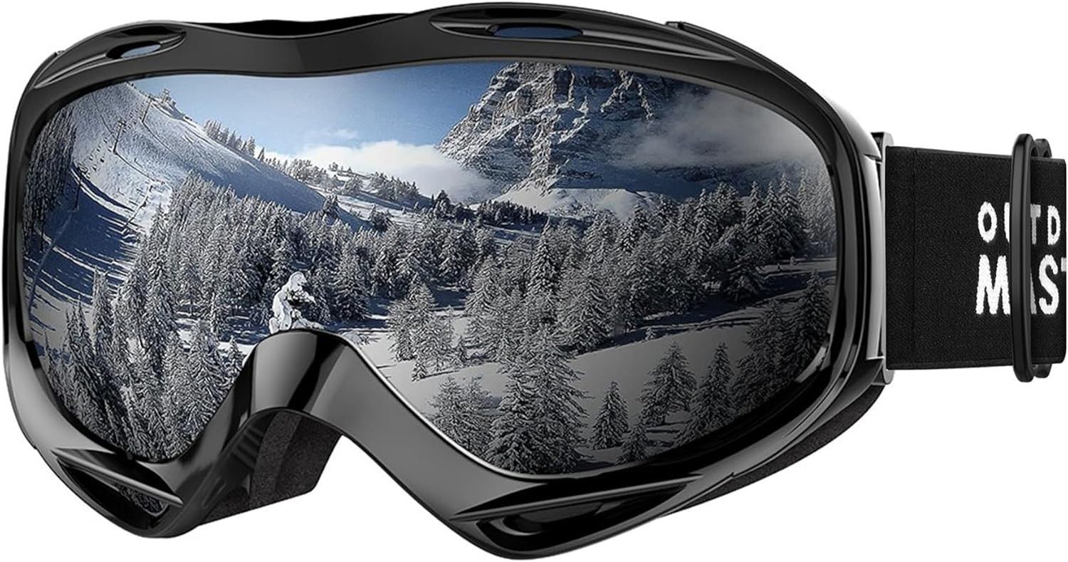 ReeGee OTG Ski Goggles Over Glasses Ski Snowboard Goggles for Men, Women and Youth 100% UV Protection