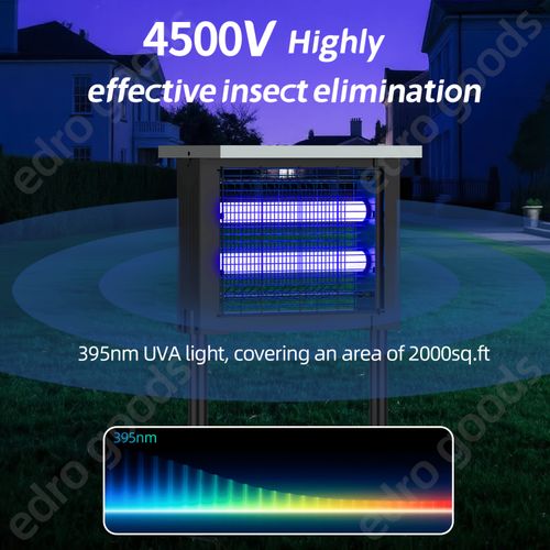 High power solar mosquito killer lamp