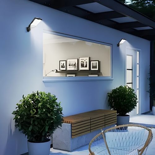 Solar powered lighting fixtures