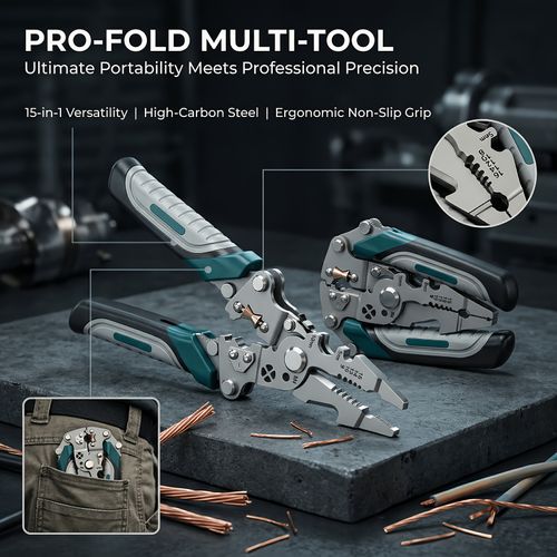 Wire stripping pliers, wire splitters, wire crimping pliers