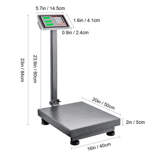 Industrial electronic bench scale—one scale does the work of three. Order today and weigh your goods tomorrow without a hitch.