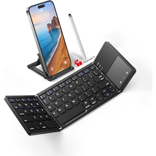 Is a mobile phone turning into a computer? This is a three fold office tool used by Ghanaian freelancers, students, and entrepreneurs. It can be unfolded in 1 second, typed quickly, without lagging, and comes with a built-in touchpad!
