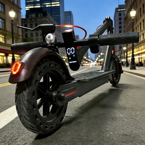 Recharge once, run 50 kilometers with less than 1 yuan of electricity, compact and flexible, easy to walk through streets and alleys without traffic jams, foldable and portable, convenient for office and rental use. 8.5-inch with mobile app to control 350W motor, 3-speed speed regulation, rear brake