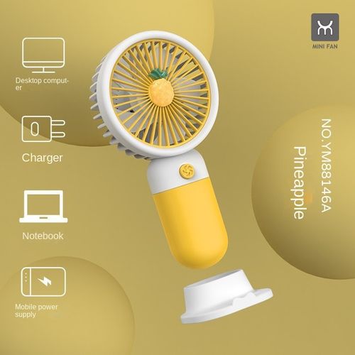3-in-1 Portable Fan – Cool Air, Phone Stand, and Backup Battery