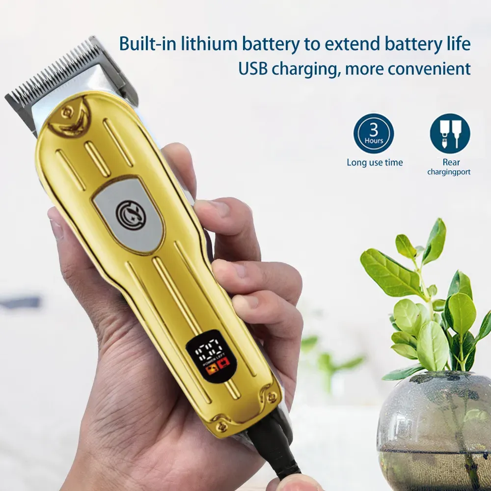 Built‑in Lithium Battery + USB Charging + Long Use Time – The Hair Clipper That Ends Bad Barber Visits, Tugging, and Dead Batteries Mid‑Cut