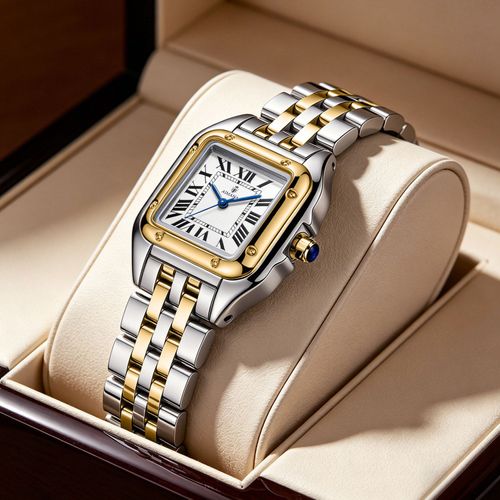 Small Square Quartz Watch – Goddess Charm, Perfect for Dating & Everyday Elegance