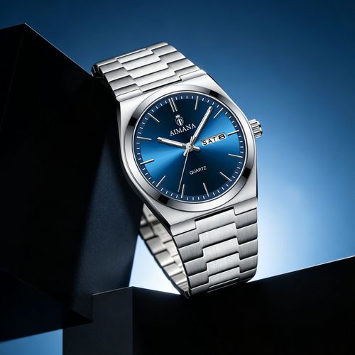 Classic Pilotage Watch for Men – Deep Ocean Inspired, Brushed Sun Pattern Dial, Business & Sport Style