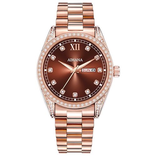 DIAMONDS BLAZE Men's Quartz Watch – Fashionable & Luxurious with Diamond Accents