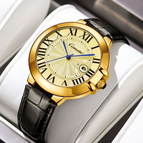 Automatic Classic Round Textured Case, Enlarged Balloon‑Style Dial, Self‑Winding Movement
