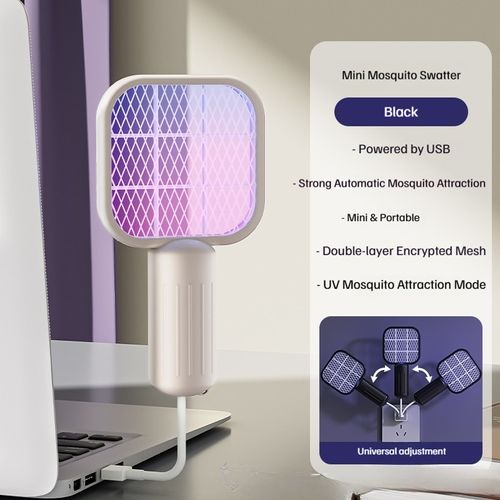 Zap Mosquitoes Instantly – USB Rechargeable & UV Attraction Mode 🦟⚡