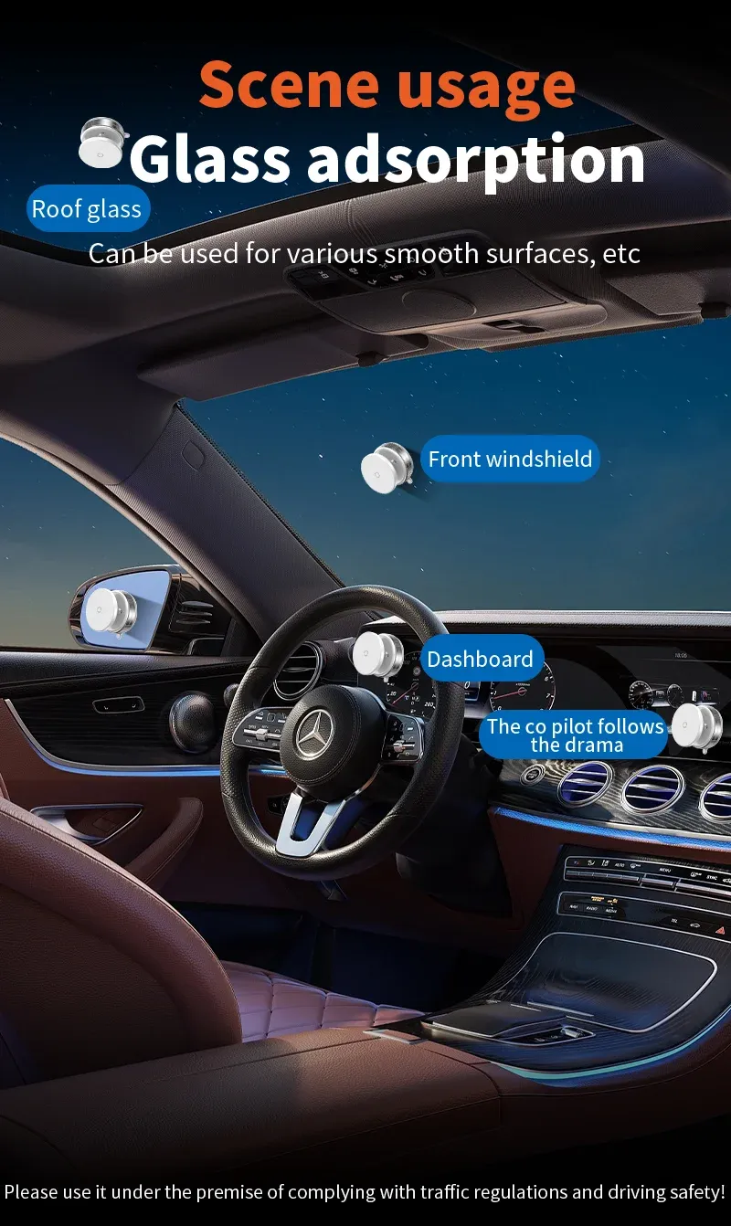 360° MAGNETIC CAR PHONEHOLDER WITH STRONGSUCTION BASE