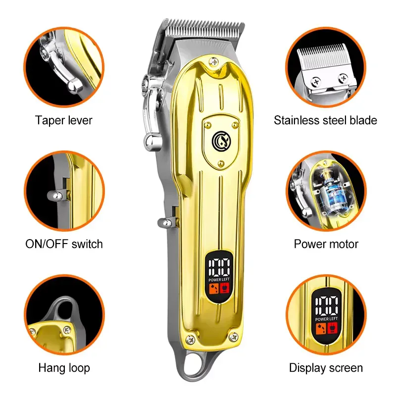 Built‑in Lithium Battery + USB Charging + Long Use Time – The Hair Clipper That Ends Bad Barber Visits, Tugging, and Dead Batteries Mid‑Cut