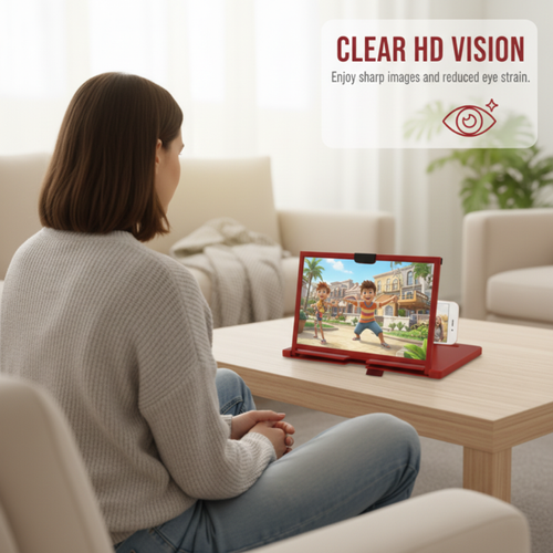 🥳2026 HOT SALE🥳Your Phone Screen Feels Too Small for Sharing Videos with Friends – This Magnifier Turns It into a Group-Friendly Display