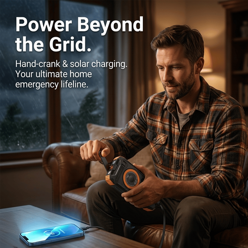 💡Solar Power Bank 20000mAh – Portable Charger