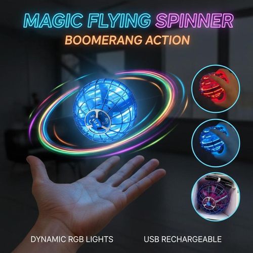 MagicFloater – 360° Flying Ball | Gesture Controlled | LED Show