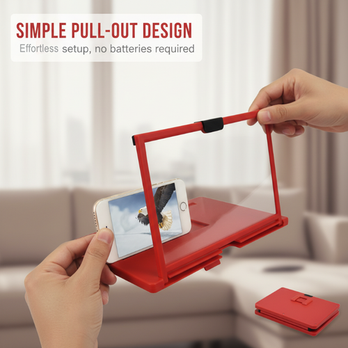 🥳2026 HOT SALE🥳Your Phone Screen Feels Too Small for Sharing Videos with Friends – This Magnifier Turns It into a Group-Friendly Display