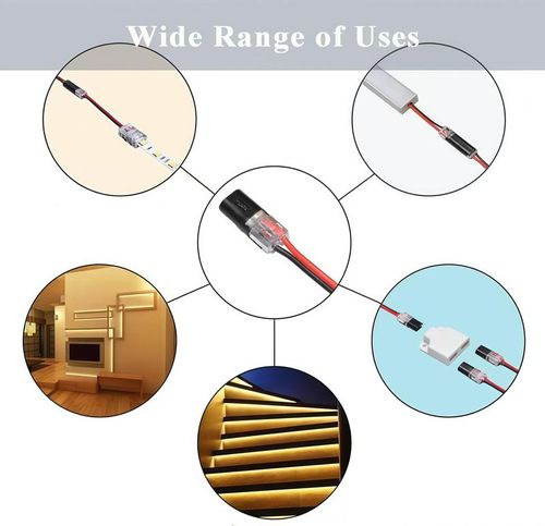 🏆Double-wire Plug-in Connector With Locking Buckle(40PCS)