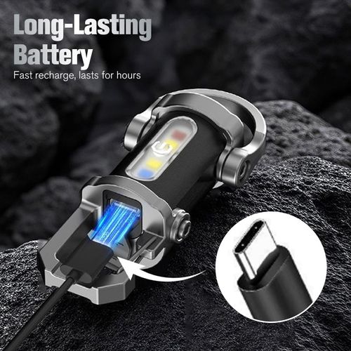 🔥🔥Portable Rechargeable Bright Keychain Flashlight🔥🔥