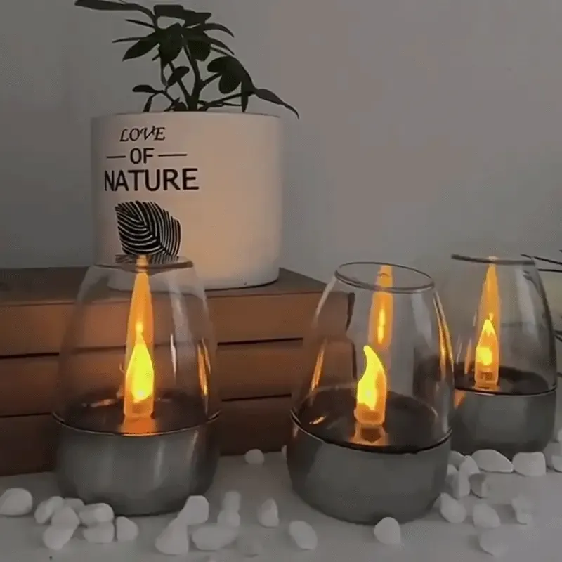 LED Solar Candle Light – Flameless & Weatherproof for Outdoor Use