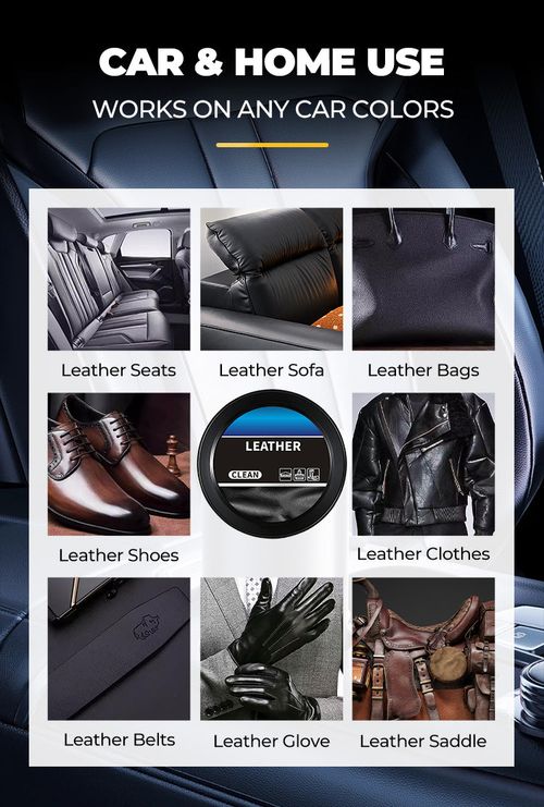 Leather Care Cleaning Cream - Deep Nourishing & UV Protection for Prolonged Leather Life