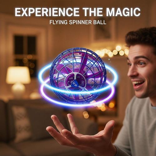 MagicFloater – 360° Flying Ball | Gesture Controlled | LED Show