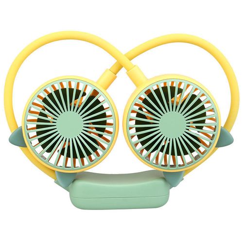 Wearable Rechargeable Mini Fan – Neckband & Desk Use