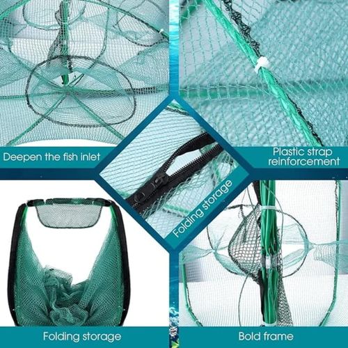 Auto-Foldable The Magic Foldable Fishing Trap Strengthened Fishing Trap Net（50% OFF）