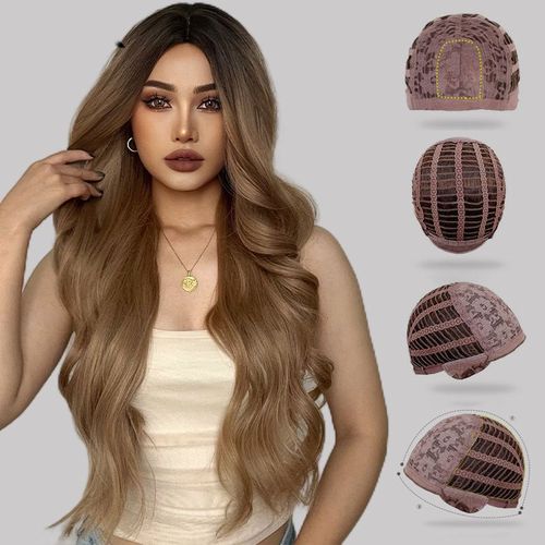 💇Gorgeous Fluffy Long Curly Wig – Natural, Comfortable & Adjustable!