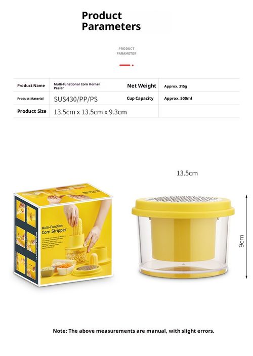 Multifunctional Vegetable Cutter – One Tool for Corn, Carrots & More