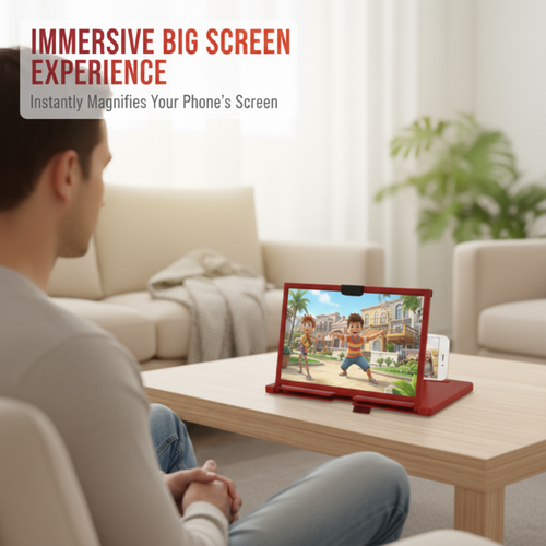 🥳2026 HOT SALE🥳Your Phone Screen Feels Too Small for Sharing Videos with Friends – This Magnifier Turns It into a Group-Friendly Display
