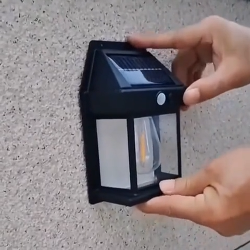 🔥Outdoor solar wall sensor lights are convenient and easy to use