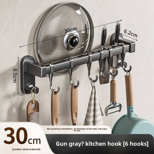 Wall-Mounted Multi-Hook Rack – The Secret to an Organized Kitchen