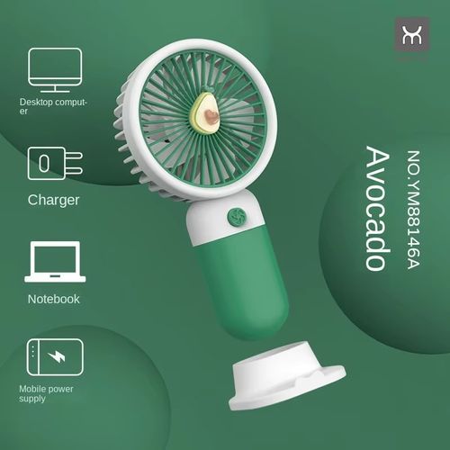 3-in-1 Portable Fan – Cool Air, Phone Stand, and Backup Battery