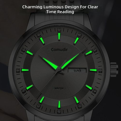 Your Watch Crystal Scratches When You Bump a Doorframe – Our Reinforced Mirror Surface Resists Scratches, Breakage, and Daily Wear