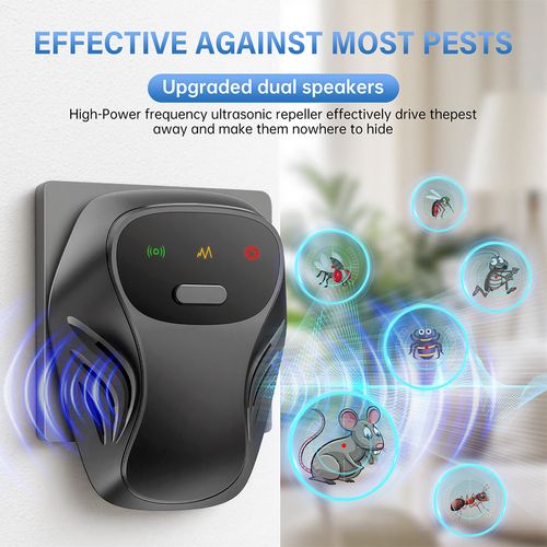 4-in-1 Ultrasonic Pest Repeller – 4 Modes for Mice, Roaches, Spiders & Rodents