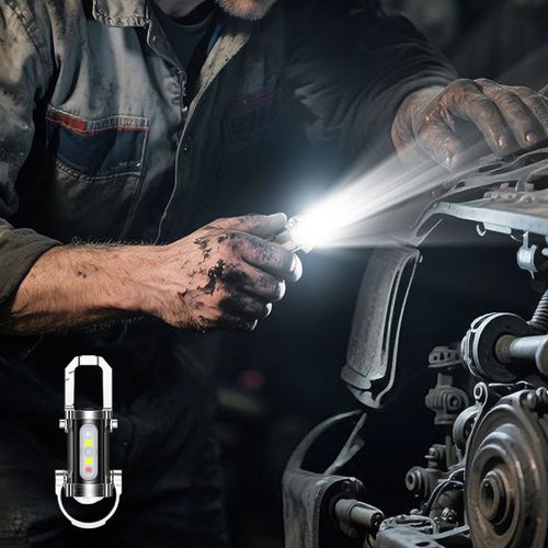 🔥🔥Portable Rechargeable Bright Keychain Flashlight🔥🔥