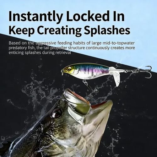 Fish Not Biting? This Surface Tractor Creates a Water Splash That Triggers Their Attack Instinct