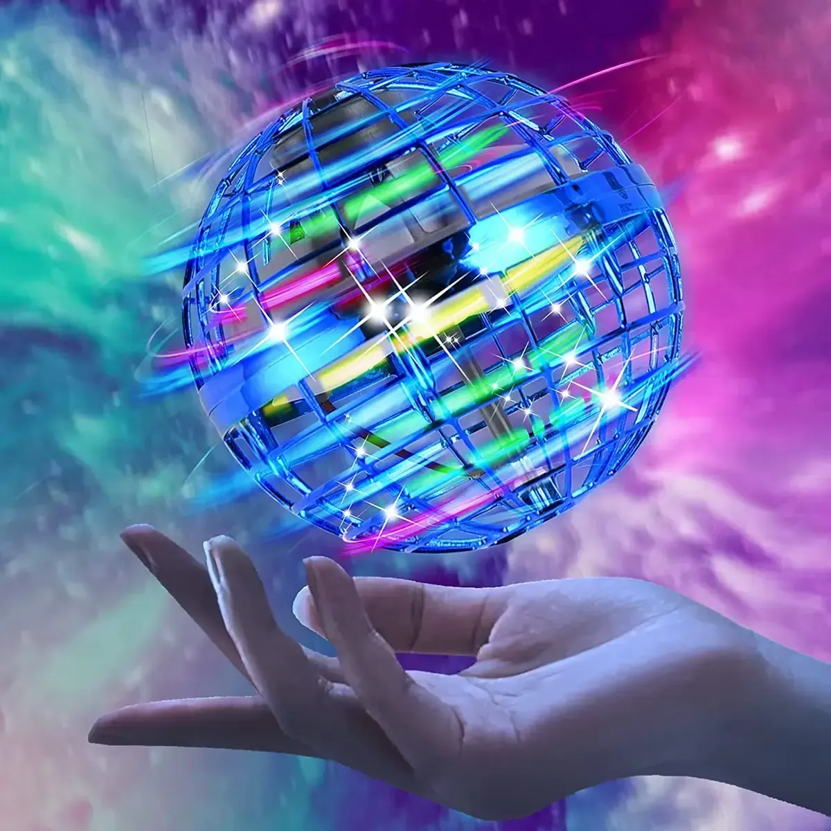 MagicFloater – 360° Flying Ball | Gesture Controlled | LED Show