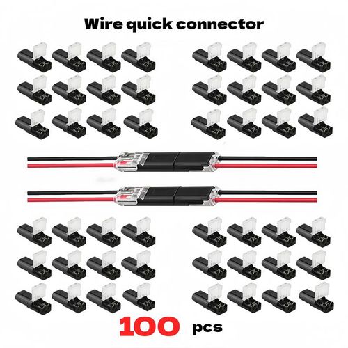🏆Double-wire Plug-in Connector With Locking Buckle(40PCS)