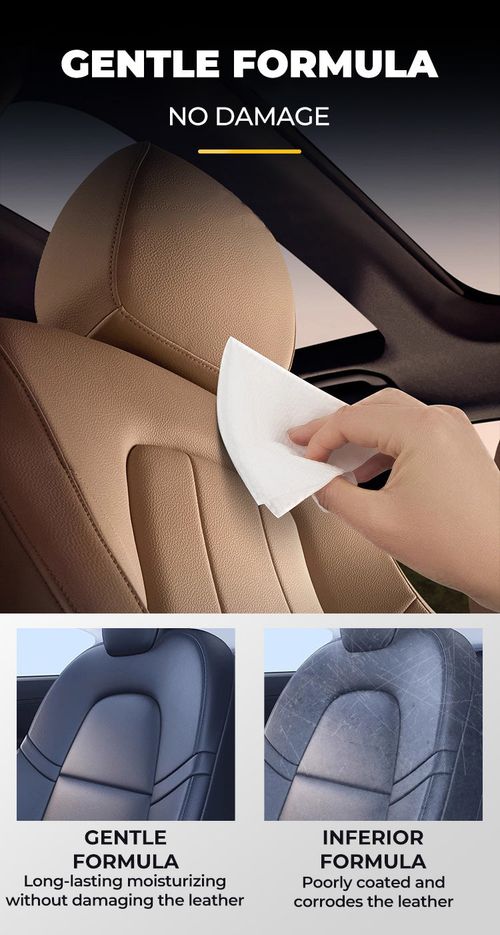 Leather Care Cleaning Cream - Deep Nourishing & UV Protection for Prolonged Leather Life