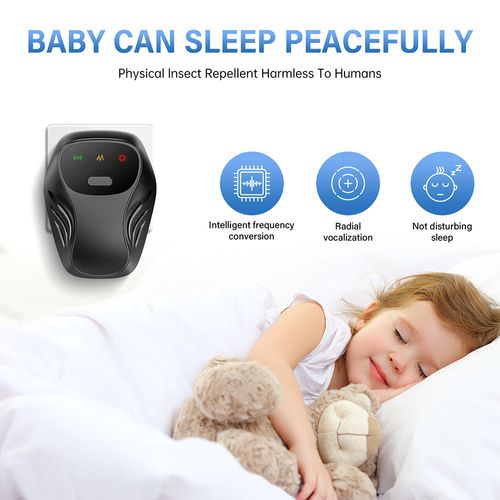 4-in-1 Ultrasonic Pest Repeller – 4 Modes for Mice, Roaches, Spiders & Rodents