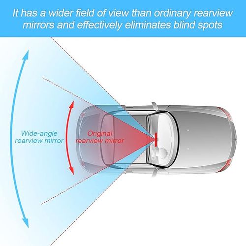 Wide Car Curved Rear View Mirror